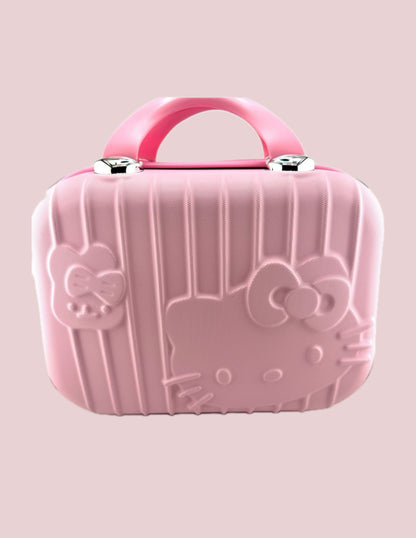 Hello Kitty Pink Hardshell makeup case travel