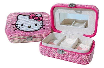 Dani’s Boutique Hello Kitty Bling Rhinestone Jewelry Box