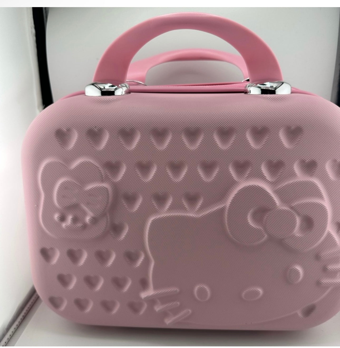 Hello Kitty Heart Pink Hardshell Makeup case