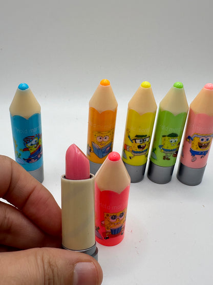 Spongebob Crayon Lip Balm Mini 6 pack