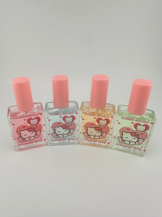 Hello Kitty Body spray perfume with glitter