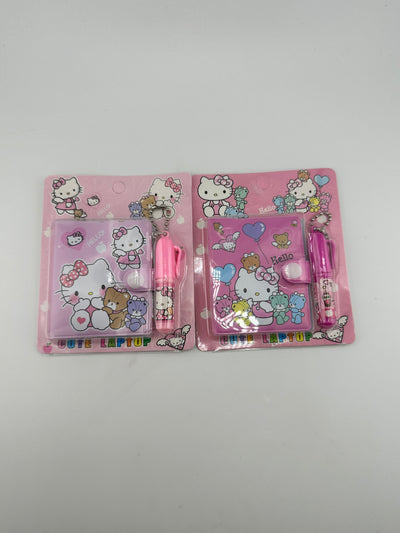 Hello Kitty 2 Pack Mini Journal with Pens