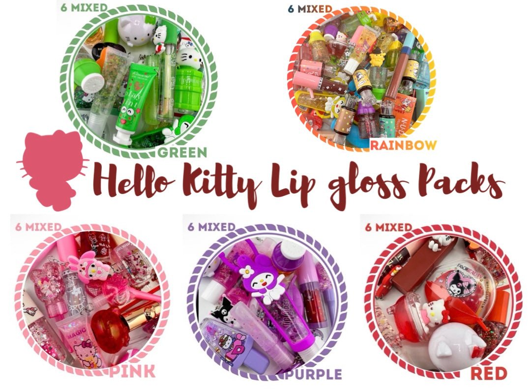 HK Mixed Lipgloss Packs- Choose your Color