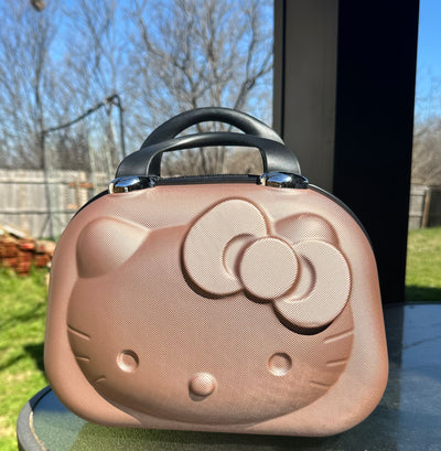 Rose Gold Makeup Case- Hello Kitty