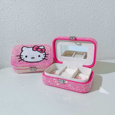 Hello Kitty Bling Rhinestone Jewelry Box
