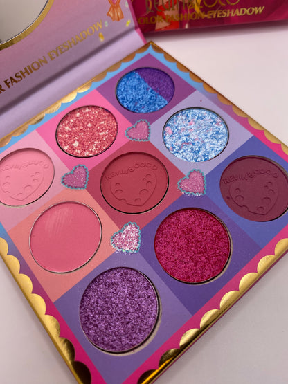 Kevin & Coco Vintage Candy Eyeshadow Palette 9 Pan