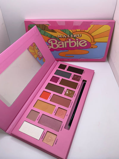 Malibu Barbie Pink Palette with Brush