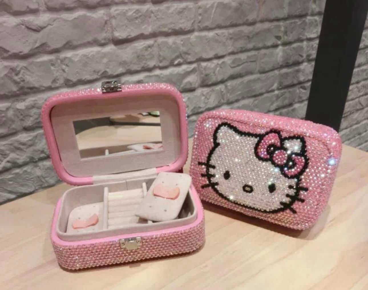 Hello Kitty Bling Rhinestone Jewelry Box