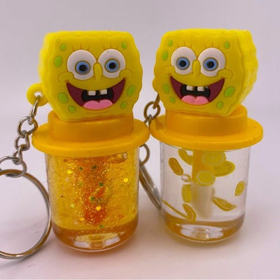 Spongebob Squarepants 2 Pack Lip Gloss Tint keychains- new
