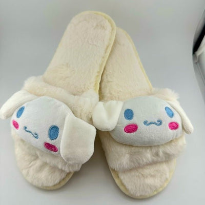 Cinnamoroll Fuzzy Slippers- Various Sizes