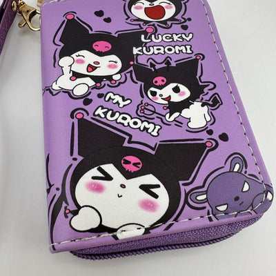 Kuromi Mini Wallet with strap