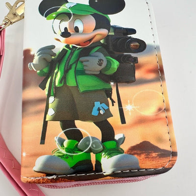Mickey Mouse Wristlet Wallet with zipper