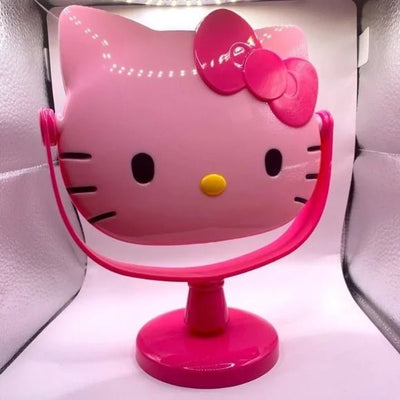 HK Vanity Stand Mirror-Pink Pink